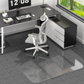 Office Chair Mat for Low Pile Carpet, 48"x60" Clear Smooth Glide with Lip | Non-Slip Studded Backing, Smooth Glide,Heavy-Duty Clear Plastic, Extended Lip –Carpet Protector for Office, Desk, Gaming by Unknown