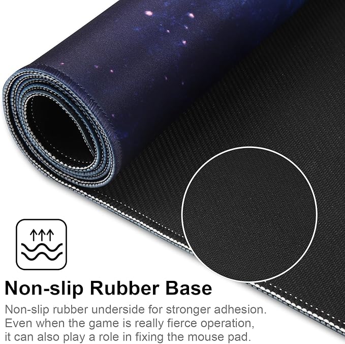 XXL Gaming Mouse Pad 35.4x15.7 Professional Large Mouse Pad & Computer Game Mouse Mat-90x40 Spacebluedot - Image 3