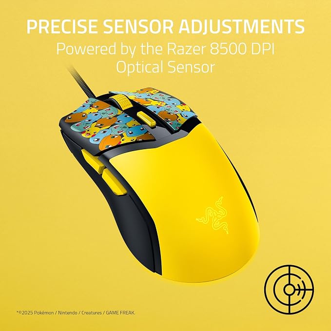 Razer Cobra Wired Gaming Mouse, 58g, Pokémon Edition - Image 5