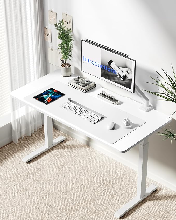 YSAGi Leather Desk Protector, Office Mat, Large Mouse Mat, Non-Slip PU Leather Blotter, Laptop Desk Mat, Waterproof Writing Pad for Office and Home(White, 42" x 17.2") - Image 2