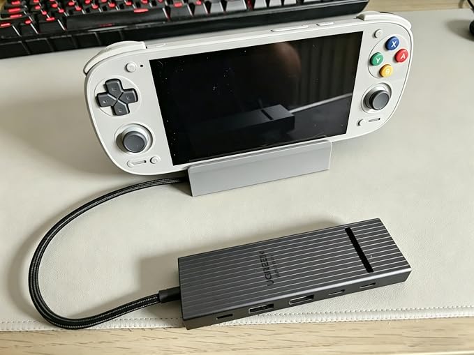 Handheld Dock Compatible with Retroid Pocket 5, USB-C Charging Stand with 6 Colors PLA Material, Compact Desktop Charging Station for Gaming (Gray) - Image 4