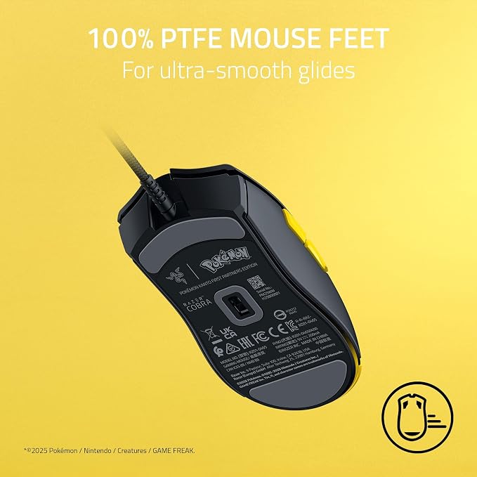 Razer Cobra Wired Gaming Mouse, 58g, Pokémon Edition - Image 7