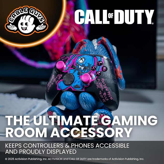 Cable Guys Call of Duty Mr Peeks Controller Holder & Phone Stand - Gaming Setup Accessories for Desk and Game Room, Controller Stand Compatible with Xbox, PlayStation & Most Standard Game Controllers - Image 2