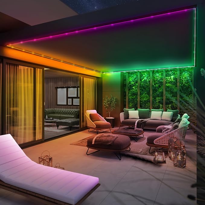 Feit Electric LED Tape Lights RGB Tunable White, Cuttable, Linkable - 20FT - Image 6