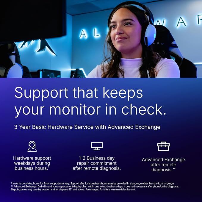 Alienware 34 240Hz QD-OLED Curved Gaming Monitor - AW3425DW - 34.2-inch WQHD (3440 x 1440) 0.03ms Display, 1800R Curve, AMD FreeSync Premium Pro, VESA AdaptiveSync, DisplayHDR TrueBlack 400 - Image 13