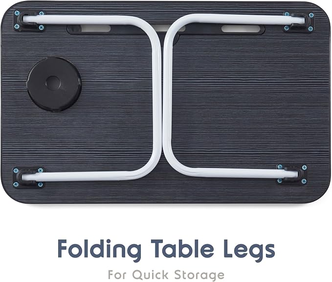 Nestl White Reading Pillow with Bed Desk for Laptop and Writing, Luxe Cut Plush Back Pillow for Sitting Up, Back and Arms Adjustable Support for Kids and Teens, Foldable Lap Desk for Bed 19x11” - Image 6