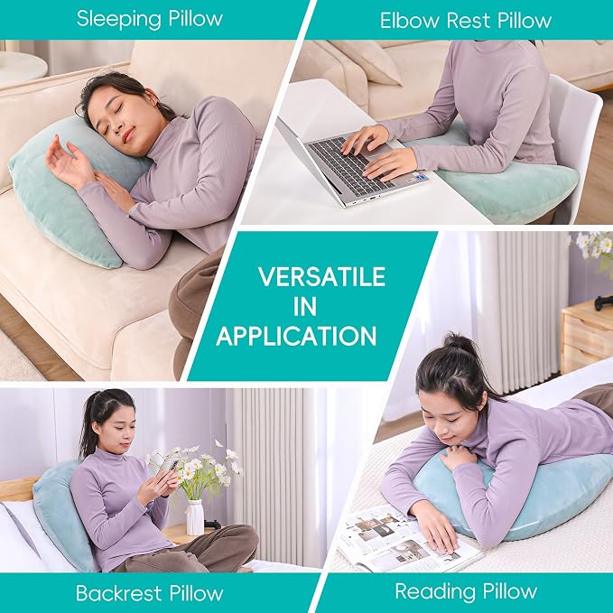 TYYIHUA Gaming Pillow for Lap Arm Rest Gaming, for Reading, Working, Reading Pillow, Lap Pillow - Image 5
