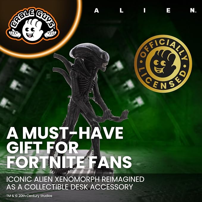 Cableguys Alien Xenomorph Controller Holder & Phone Stand | Alien Gaming Accessories for Room and Desk Setup, Holder Compatible with Xbox, PlayStation & Most Standard Game Controllers - Image 4