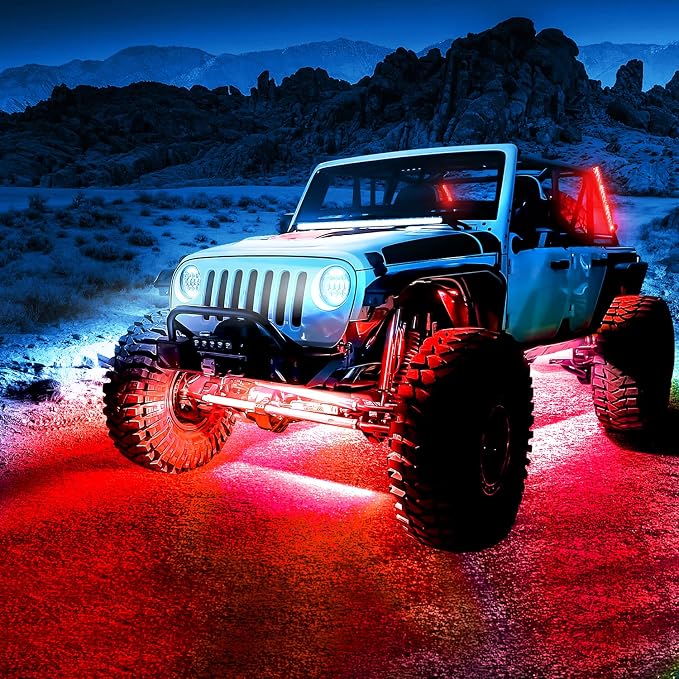 Nilight 4PCS RGB LED Underglow Lights for Cars with Wireless Remote - Image 7