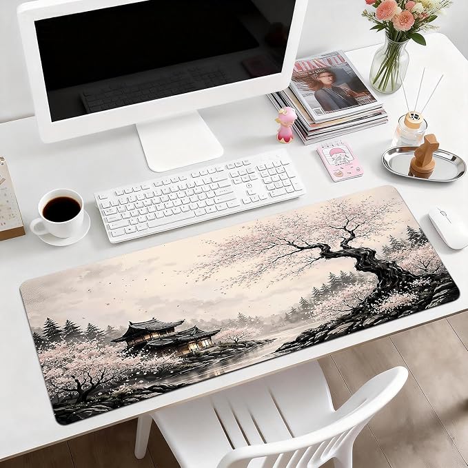 Gaming Mouse Pad, Desk Mat for Keyboard and Mouse, Large Mouse Pad for Desk, Computer Mousepad - Image 2