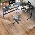 Clear Chair Mat, TYDLE 50" x 65" Large Office Chair Mat for Hard Floor, Vinyl Floor Mat for Gaming Chairs, Slip Resistant Floor Protector Rolling Computer Desk Mat for Hardwood Floor, Clear by TYDLE