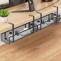 Cable Management, 15.75" Under Desk Cable Management Tray No Drill by GZOKMOG