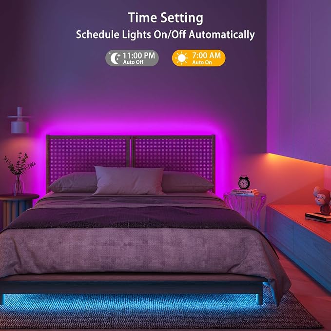 RGB LED Strip Light Controller, with APP, Music Sync and IR Remote, with Unlimited Colors and Pin Modify Feature Compatible with 5V-24V All 4-pin 10mm RGB LED Strip via Bluetooth Connection - Image 7