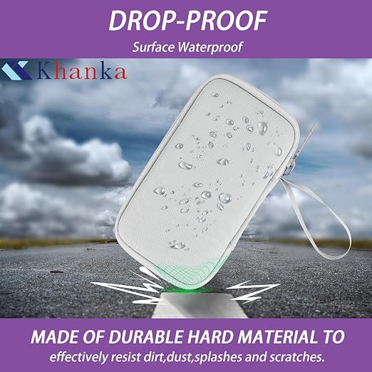 khanka Case for RG28XX Retro Handheld Game Console + HDMI Adapter,White - Image 2