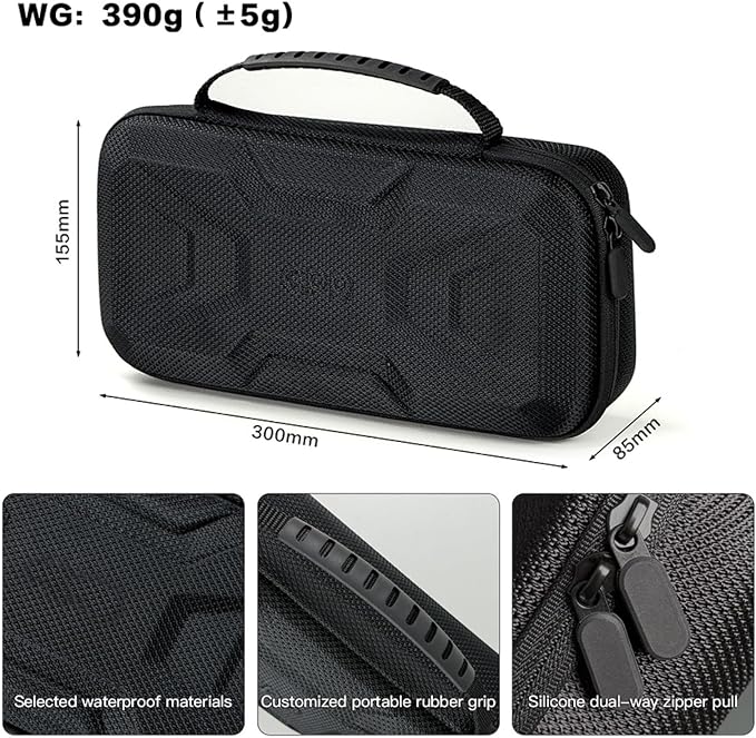 Carrying Case for GDP Win 5 Handheld Gaming PC, Portable Organizer Bag Shockproof Storage Case with Mesh Pocket, Anti-Drop Hard Shell Protective Cover for GDP Win 5 Gaming Accessories - Image 3