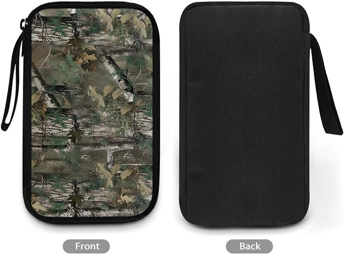 Forest Camo Print Electronics Organizer Travel Case Cord Cable Charger Organizer Bag Travel Accessories Essentials for Women Men Tech Pouch for Phone Power Bank SD Card USB - Image 3