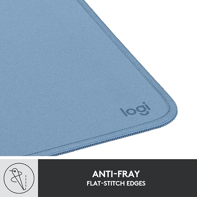Logitech Studio Series Small Mouse Pad, Anti-Slip 9x8 Inches, Blue Grey | Anti-slip rubber base, easy gliding surface, durable materials, portable design, for computers - Image 5