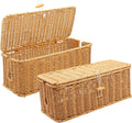 2PCS Cable Management Box, Handmade Rattan Cable Organizer Cord Basket by KANYO-AUTO