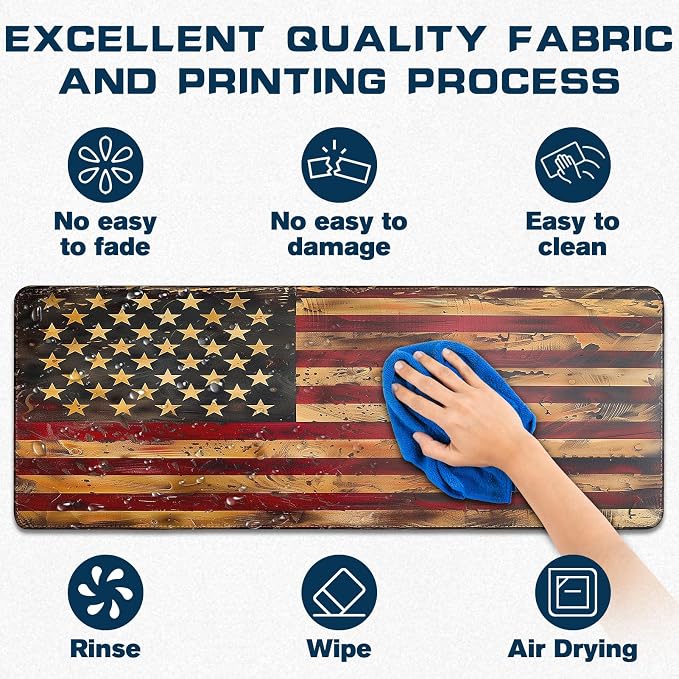 Mouse Pad Gaming - Desk Mat for Keyboard and Mouse - Large Mouse Pads for Desk, Gaming Mousepad with Non-Slip Base, Desks Pad (31.5" X 11.8") for Game, Office and Home - Image 3