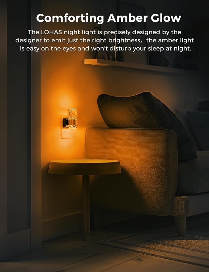 L LOHAS LED Night Light, Modern Night Lights Plug into Wall - Image 4