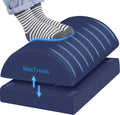 BlissTrends Foot Rest Under Desk, Foot Stool with 2 Adjustable Heights | Comfortable Footrest with Washable Cover for Car,Home and Office to Relieve Back,Lumbar,Knee Pain(X-Large, Blue) by BlissTrends