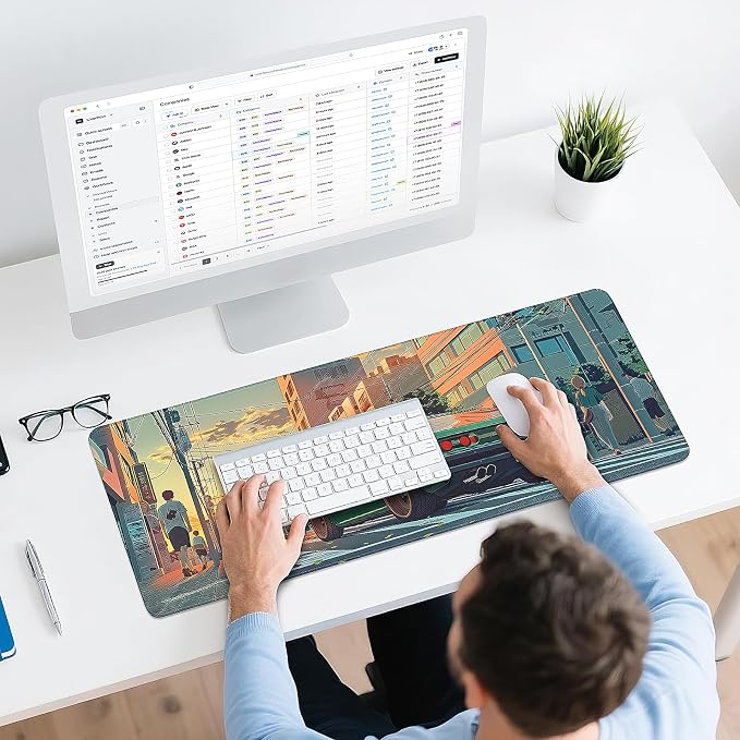 Gaming Mouse Pad - (31.5"×11.8") Sports Car Large Mouse Pads for Desk - Desk Mat for Keyboard and Mouse with Non-Slip Base, Desks Pad Matfor Game/Office & Home - Image 6