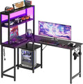 53" L Shaped Gaming Desk Reversible Corner Desk for Home Office by HAPPYMONTLLC