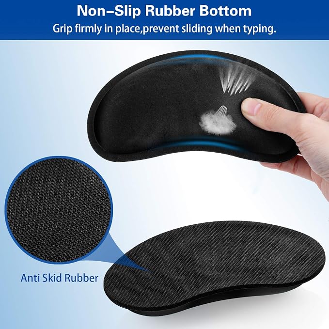 Mouse Wrist Rest, Canjoy 2 Pack Wrist Rest for Mouse Memory Foam Wrist Pad - Image 5