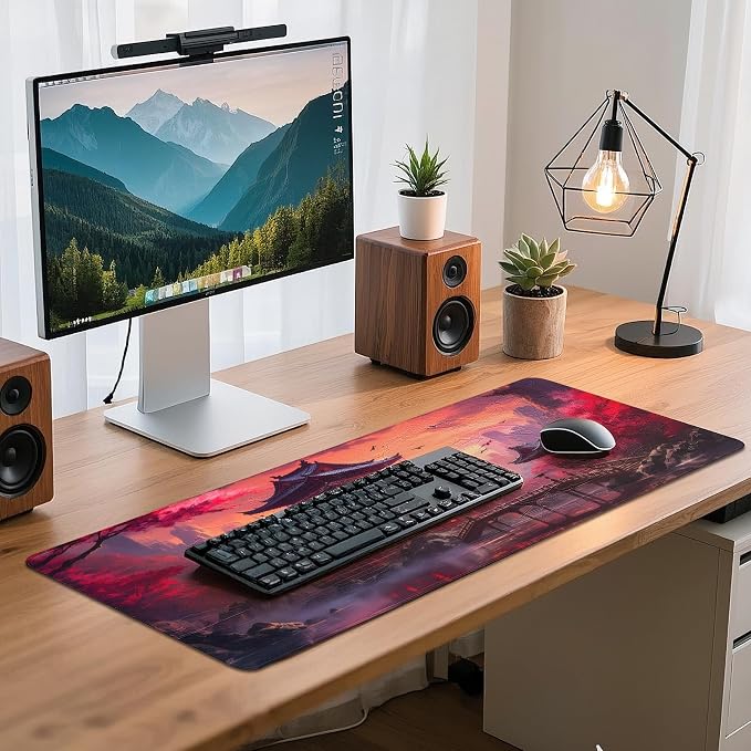 Gaming Mouse Pad - (31.5"×11.8") Japanese Anime Large Mouse Pads for Desk - Desk Mat for Keyboard and Mouse with Non-Slip Base, Desks Pad Matfor Game/Office & Home - Image 7