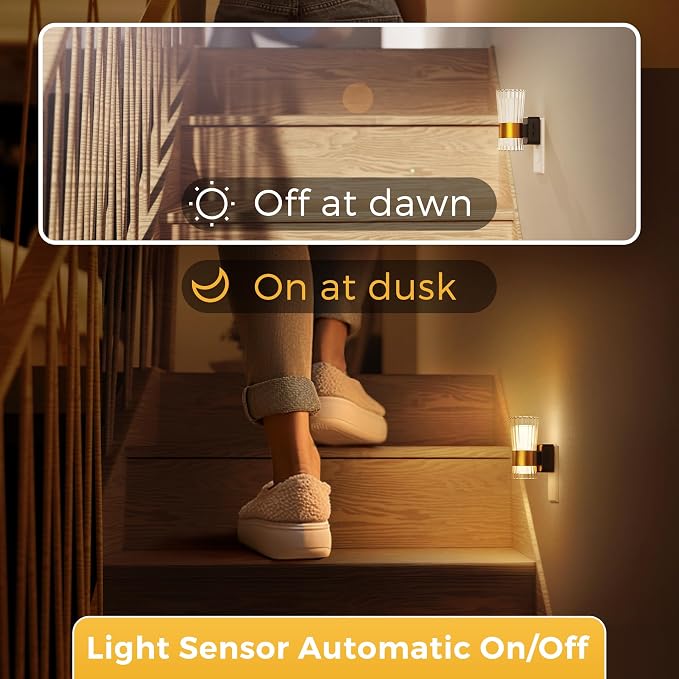 L LOHAS LED Night Light Night Lights Plug into Wall 3000K Soft Warm 0-100LM - Image 3
