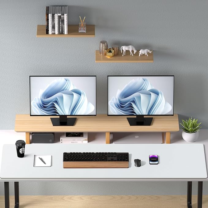 Aothia Leather Desk Pad Protector, Office Desk Mat, Large Mouse Pad, Non-Slip PU Leather Desk Blotter, Laptop Desk Pad, Waterproof Desk Writing Pad for Office and Home (48"x17", Barely Grey) - Image 8