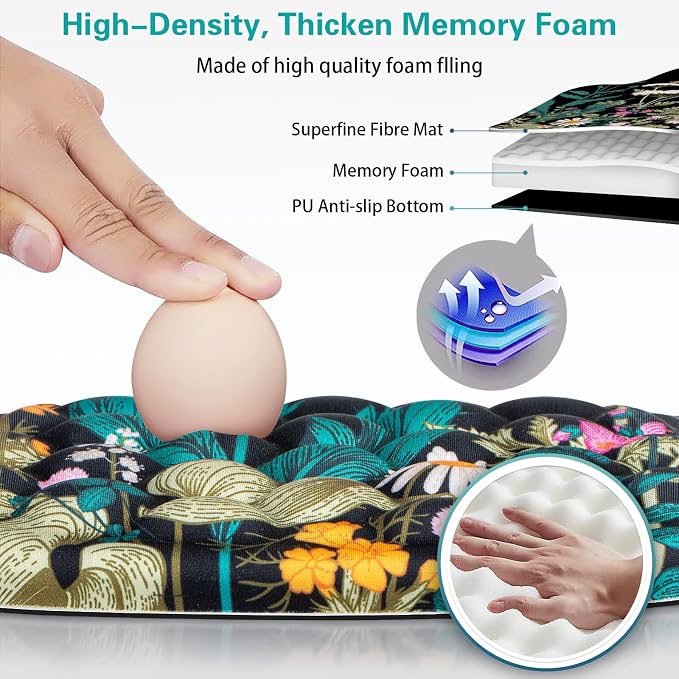 Canjoy Mouse Pad with Wrist Rest, Ergonomic Wrist Support with Massage - Image 4