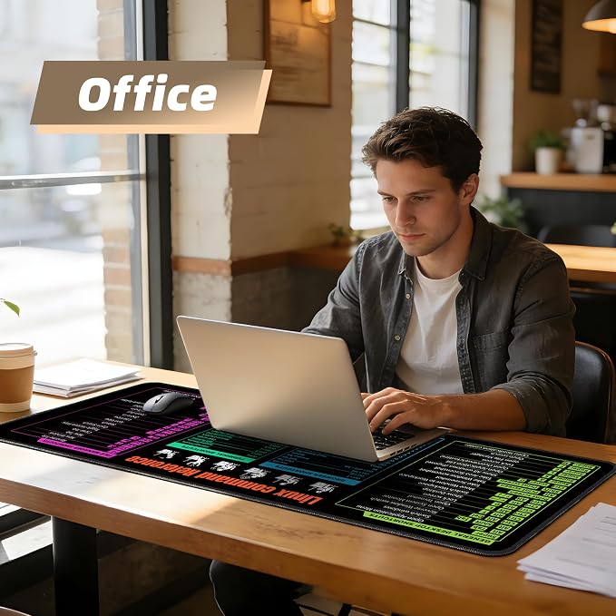 Galdas Gaming Mouse Pad XXL XL Large Long Extended Big Mousepad Non-Slip Rubber Keyboard Mouse Pad with Stitched Edges for Laptop Home Office (31.5x11.8x0.08 Inch) -Notes - Image 5
