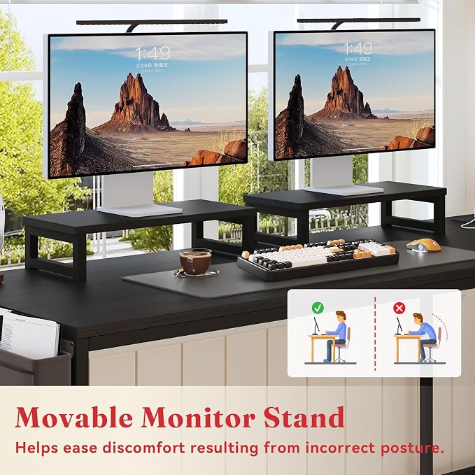 L-Shaped Computer Desk with Charging Station and Light Strip, Gaming Desk with Pegboard & Storage Shelves, Corner Table with 3 Drawers, Monitor and Computer Tower Stand for Home Office, Black - Image 6