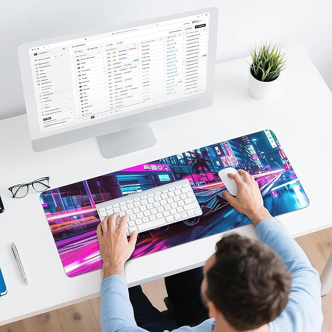 Gaming Mouse Pad - (31.5"×11.8") Sports Car Large Mouse Pads for Desk - Desk Mat for Keyboard and Mouse with Non-Slip Base, Desks Pad Matfor Game/Office & Home - Image 6