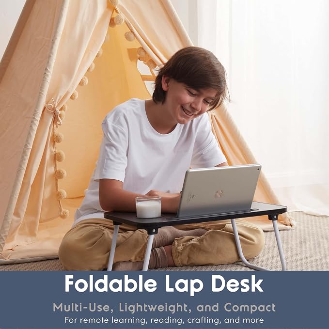 Nestl Lap Desk Bed Table Tray, Portable Laptop Stand for Desk & Bed 19"x12" - Image 2