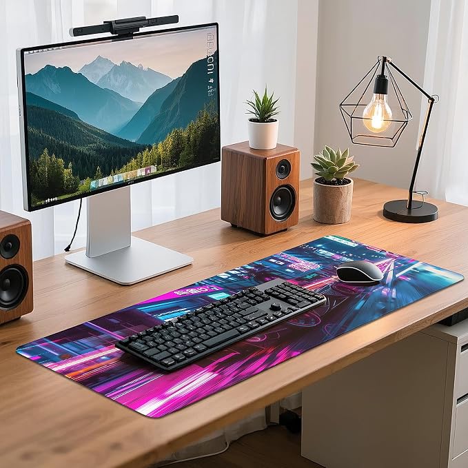 Gaming Mouse Pad - (31.5"×11.8") Sports Car Large Mouse Pads for Desk - Desk Mat for Keyboard and Mouse with Non-Slip Base, Desks Pad Matfor Game/Office & Home - Image 7