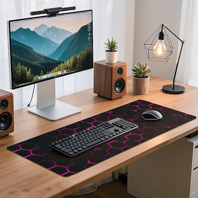 Mouse Pad Gaming - Desk Mat for Keyboard and Mouse - Large Mouse Pads for Desk, Gaming Mousepad with Non-Slip Base, Desks Pad (31.5" X 11.8") for Game, Office and Home - Image 7