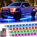 Nilight 4PCS Aluminum RGBW LED Underglow Strip Lights with APP & Remote by Nilight