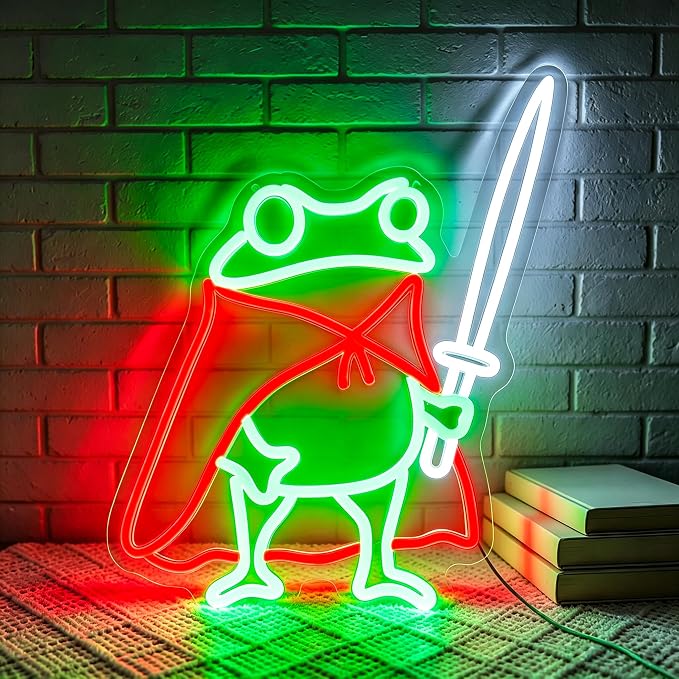 Frog Neon Lights Signs Neon Sign Led Sign Light for Wall Decor by HSJNJKFUNEONSIGN