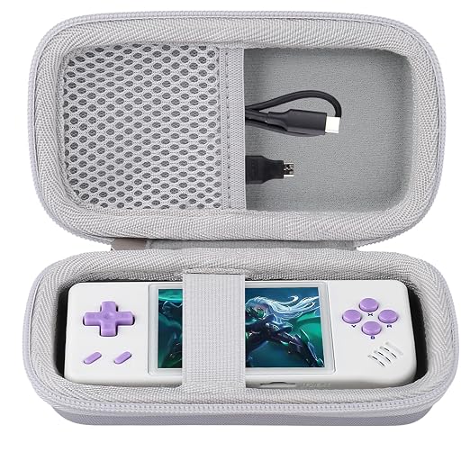 khanka Case for RG28XX Retro Handheld Game Console + HDMI Adapter,White by khanka