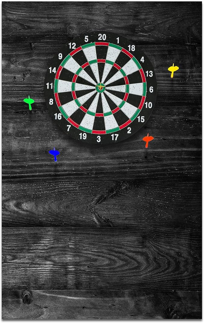Hahafelt Felt Wood Grain Dart Board Wall Protectors Square Dart Board Backing Tiles Dartboard Backboard Cork Backboards Alternative by Hahafelt