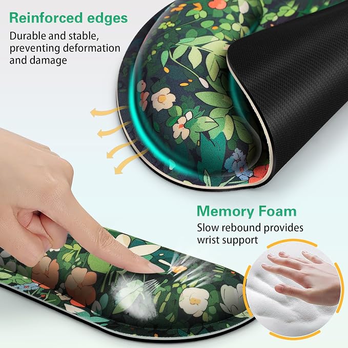 Ergonomic Keyboard Wrist Rest, Mouse Pad with Wrist Rest Anime - Image 3