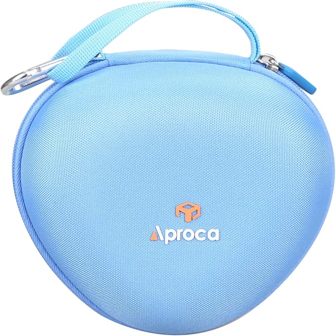 Aproca Kids Headphones Case Compatible with iClever BTH12 / HS19 / BTH26 Kids Bluetooth Headphones, Storage Hard Bag -Sky Blue (Case Only) - Image 2