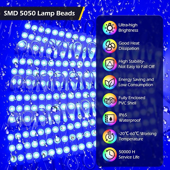 Dyna-Living Storefront LED Lights 40FT Window LED Lights for Store Front - Image 4