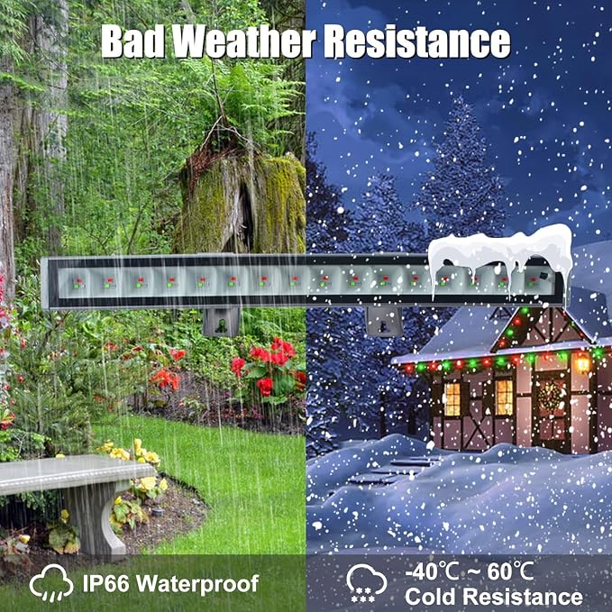 RGB Flood Lights 2 Pack, 48W Wall Washer Light Bar, Stage Lighting Fixtures - Image 4