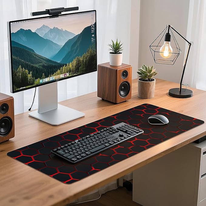 Mouse Pad Gaming - Desk Mat for Keyboard and Mouse - Large Mouse Pads for Desk, Gaming Mousepad with Non-Slip Base, Desks Pad (31.5" X 11.8") for Game, Office and Home - Image 7