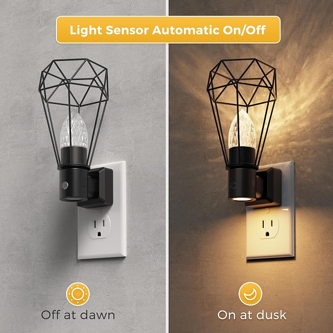 L LOHAS LED Night Light, 2 Pack Night Lights Plug into Wall - Image 2