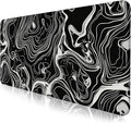 Marble Patterned XL Gaming Mouse Pad, Suitable for Office and Study Mouse Pads by LQFIWSS