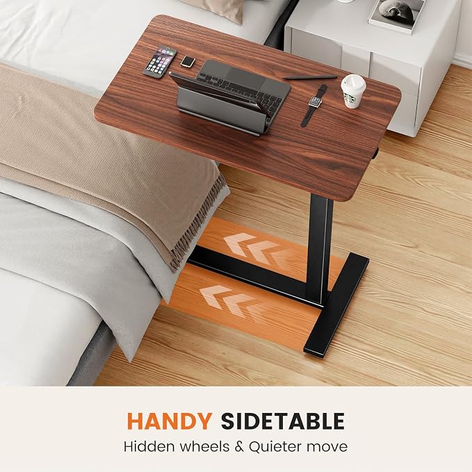 Sweetcrispy Overbed Table, Bedside Table, Storage Shelf - Image 5